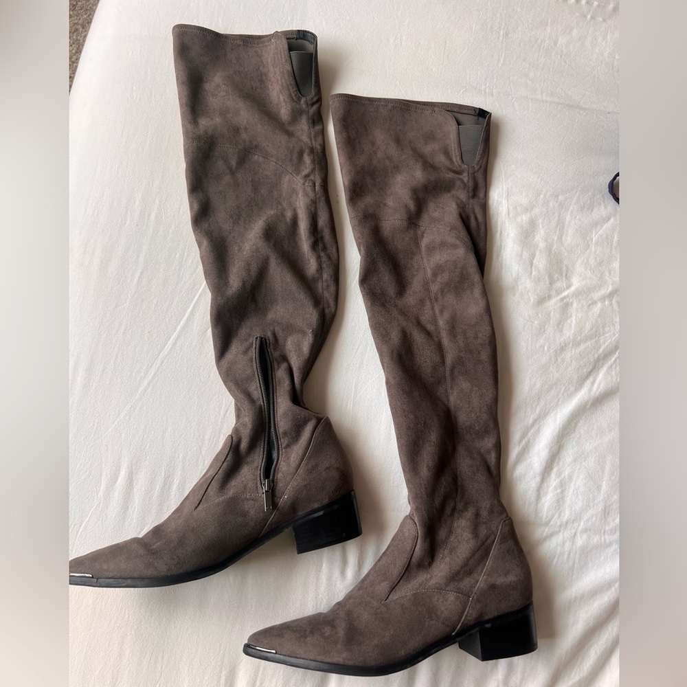 Leather Suede Marc Fisher Over the Knee Boots